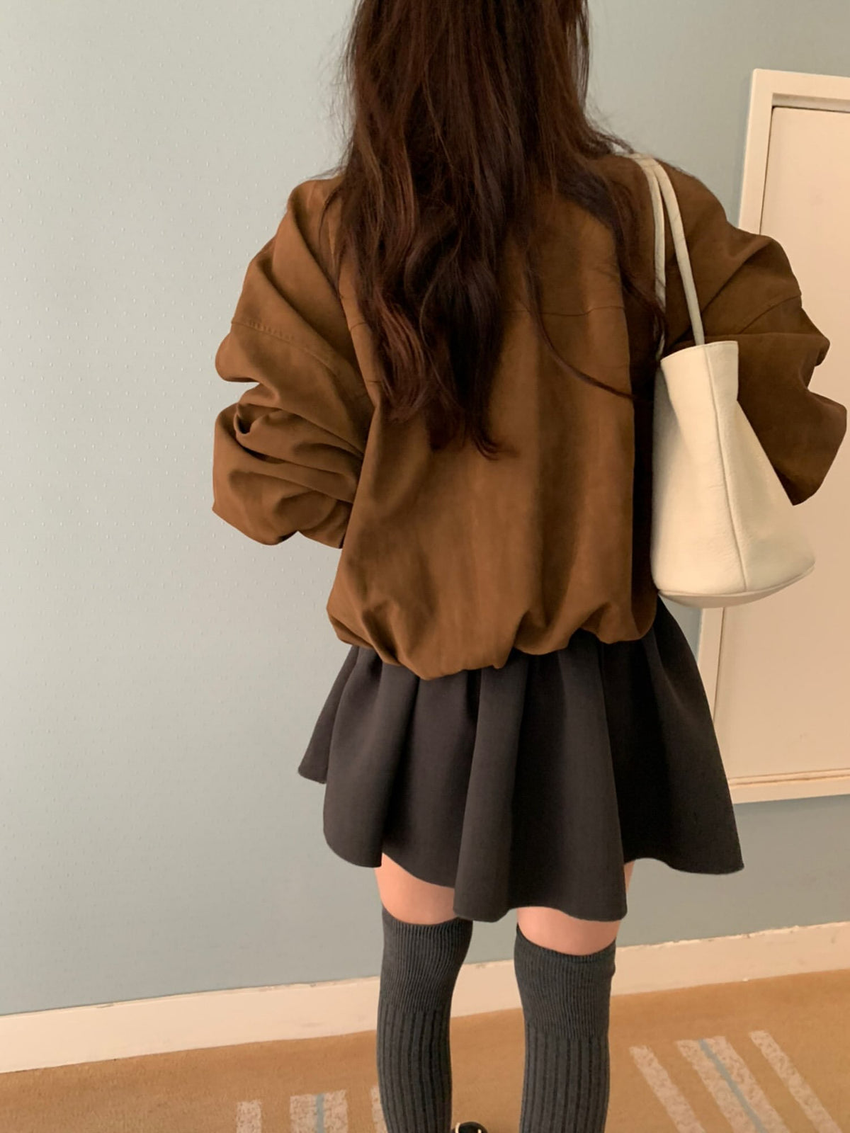needs suede field jacket-3col