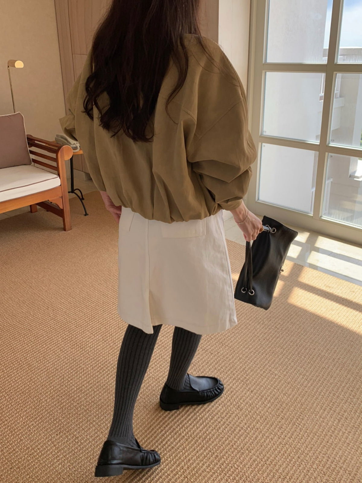 needs suede field jacket-3col