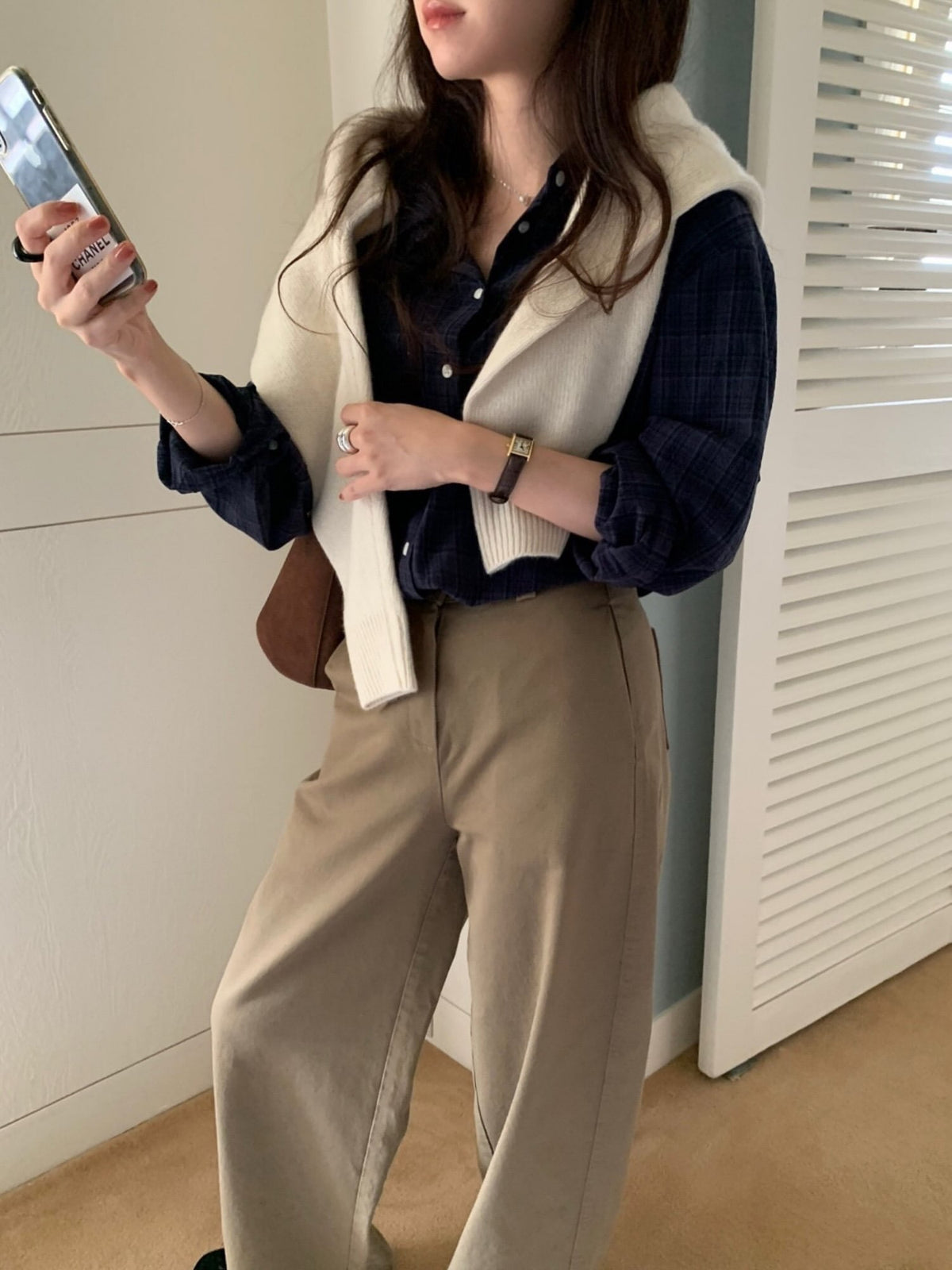 devil check shirt-2col