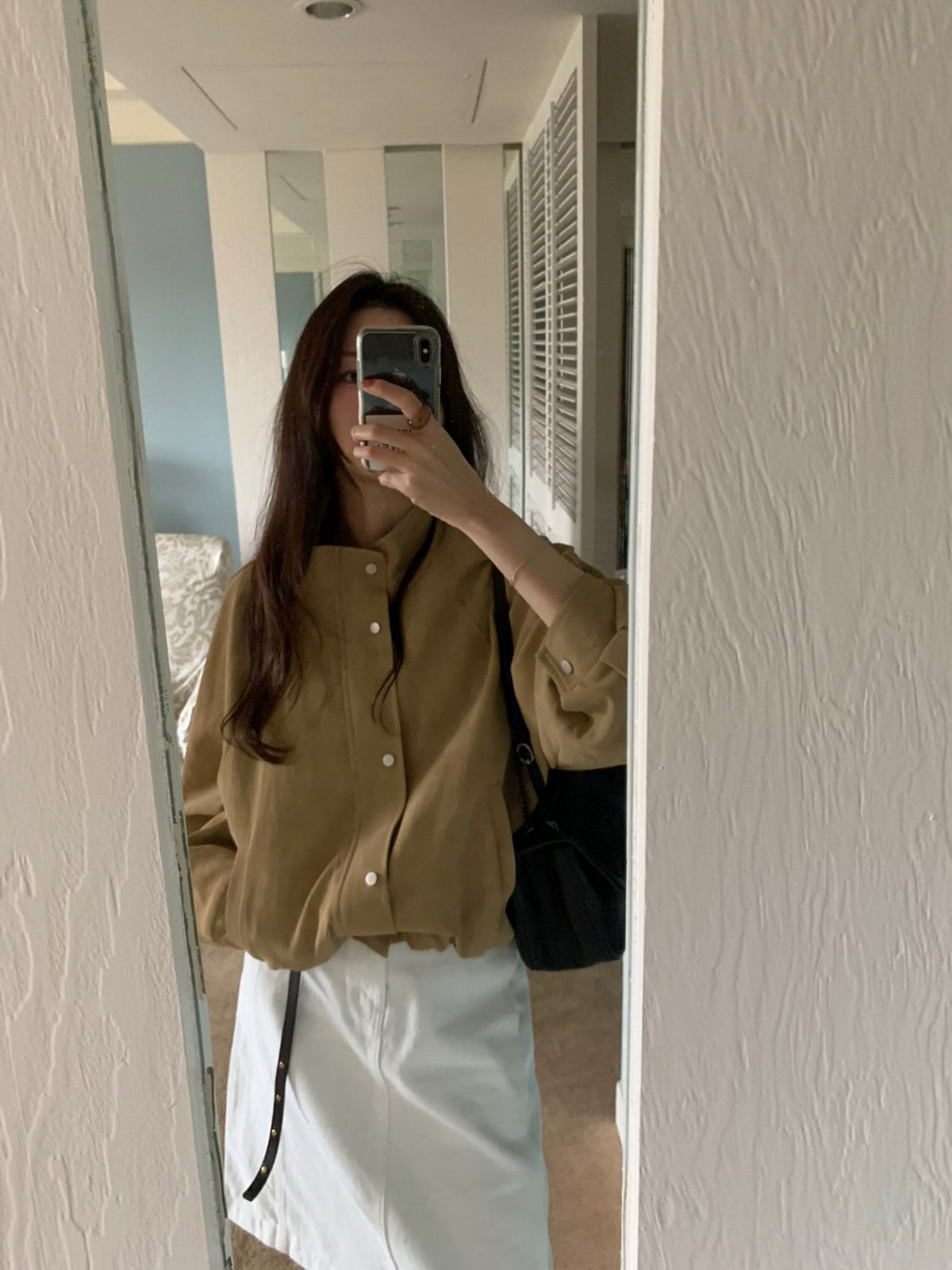 needs suede field jacket-3col