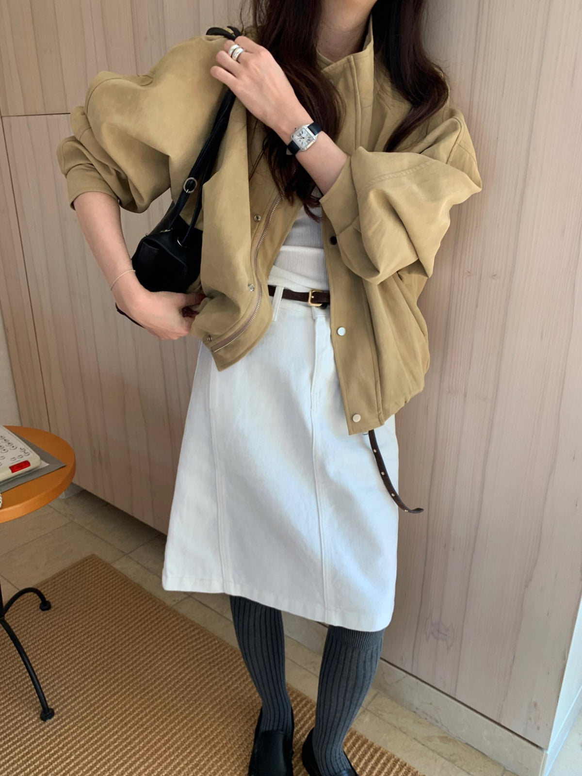 needs suede field jacket-3col