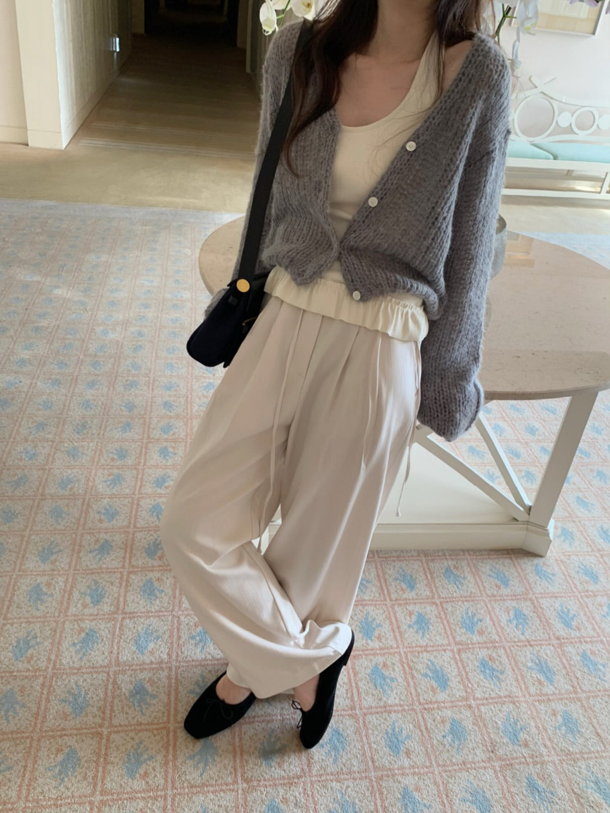 roly alpaca cardigan-4col