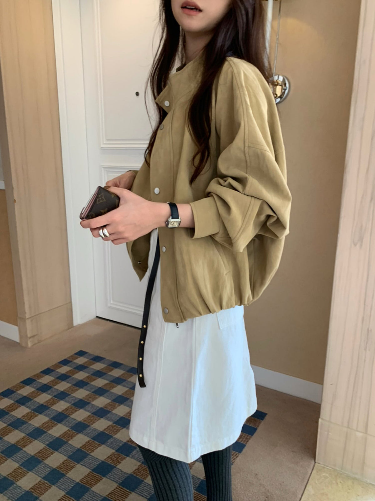 needs suede field jacket-3col