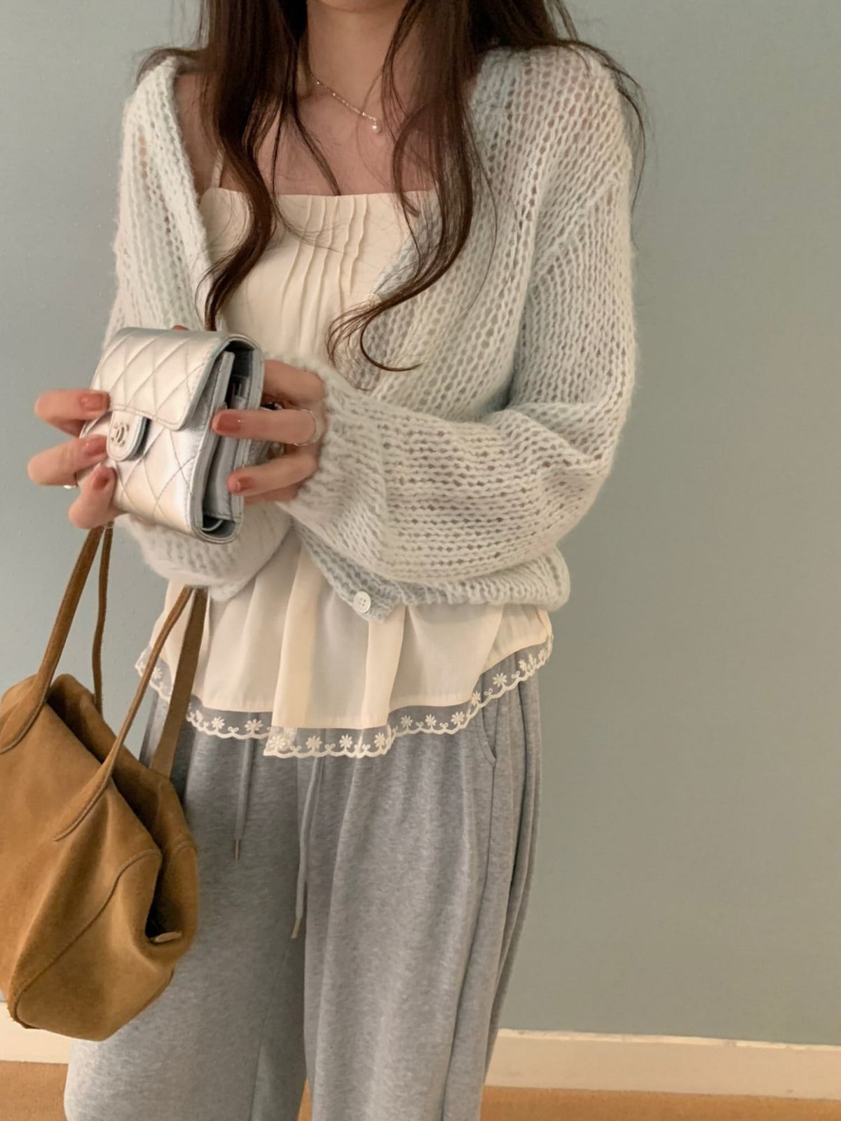 roly alpaca cardigan-4col