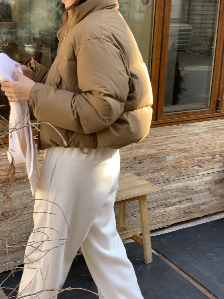 Basel duckdown short padding-3col