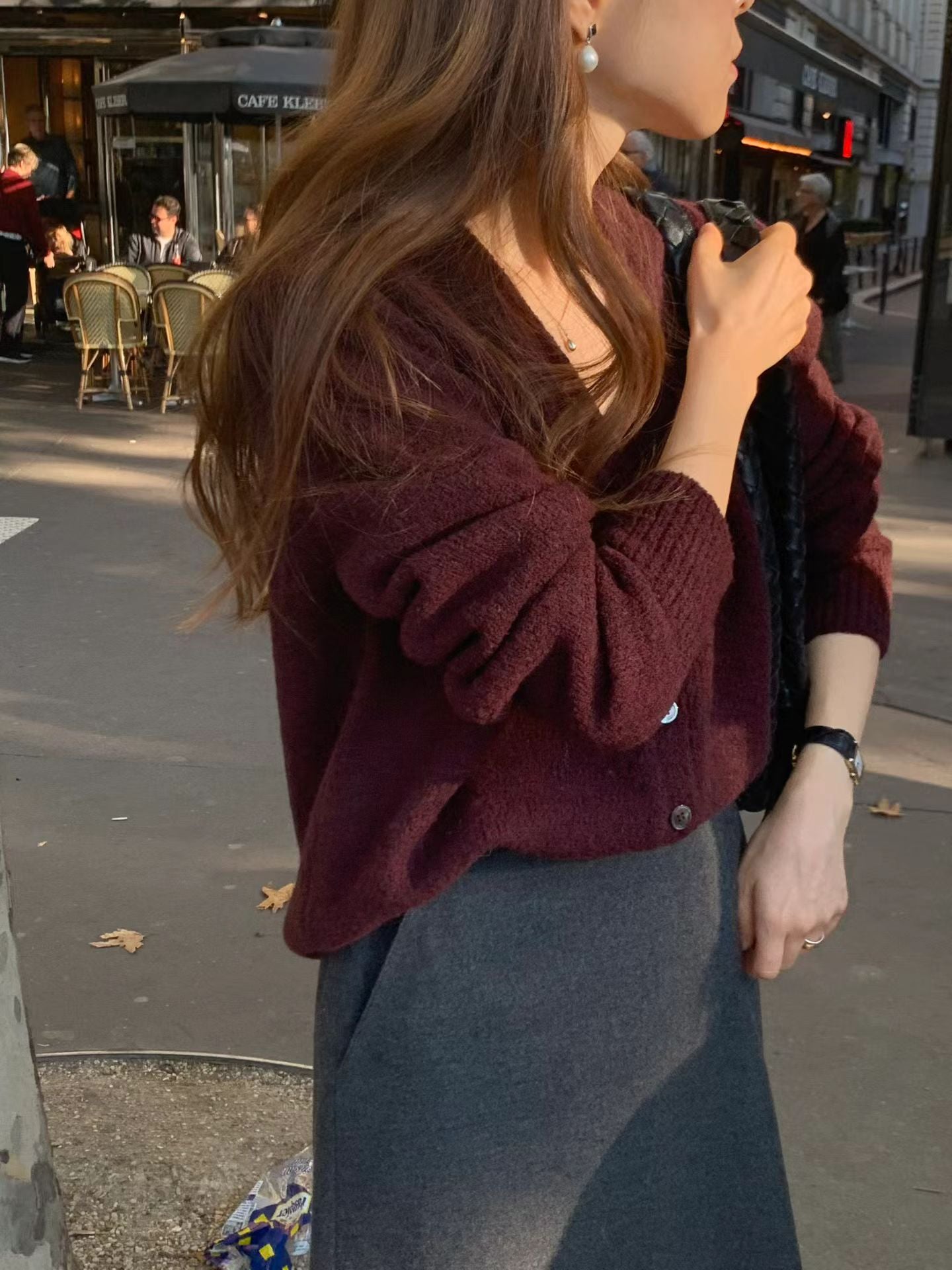 Ounce asto wool midi skirt-3col