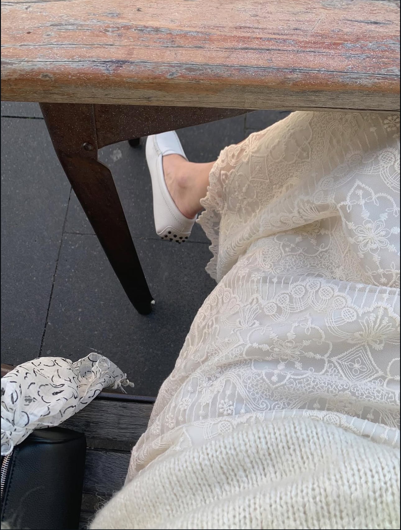 liter venice lace skirt