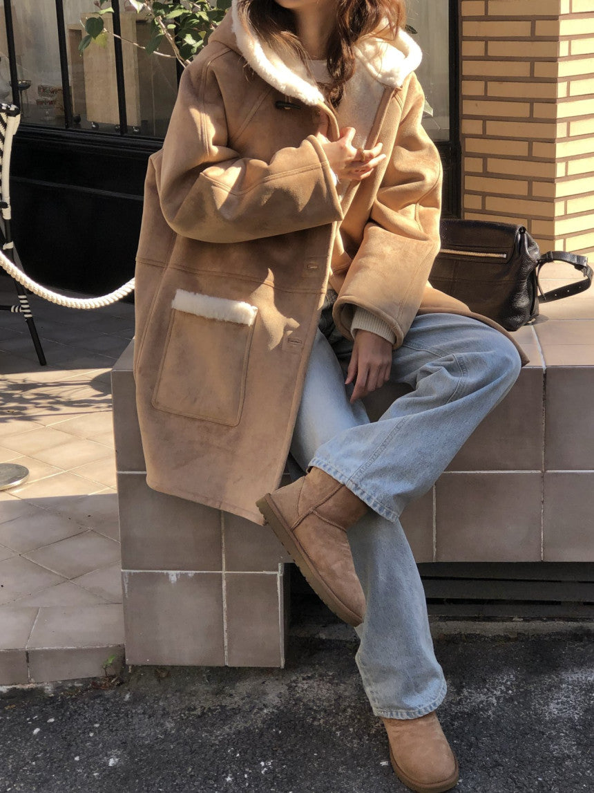 Fitz hoodie shearing half mustang