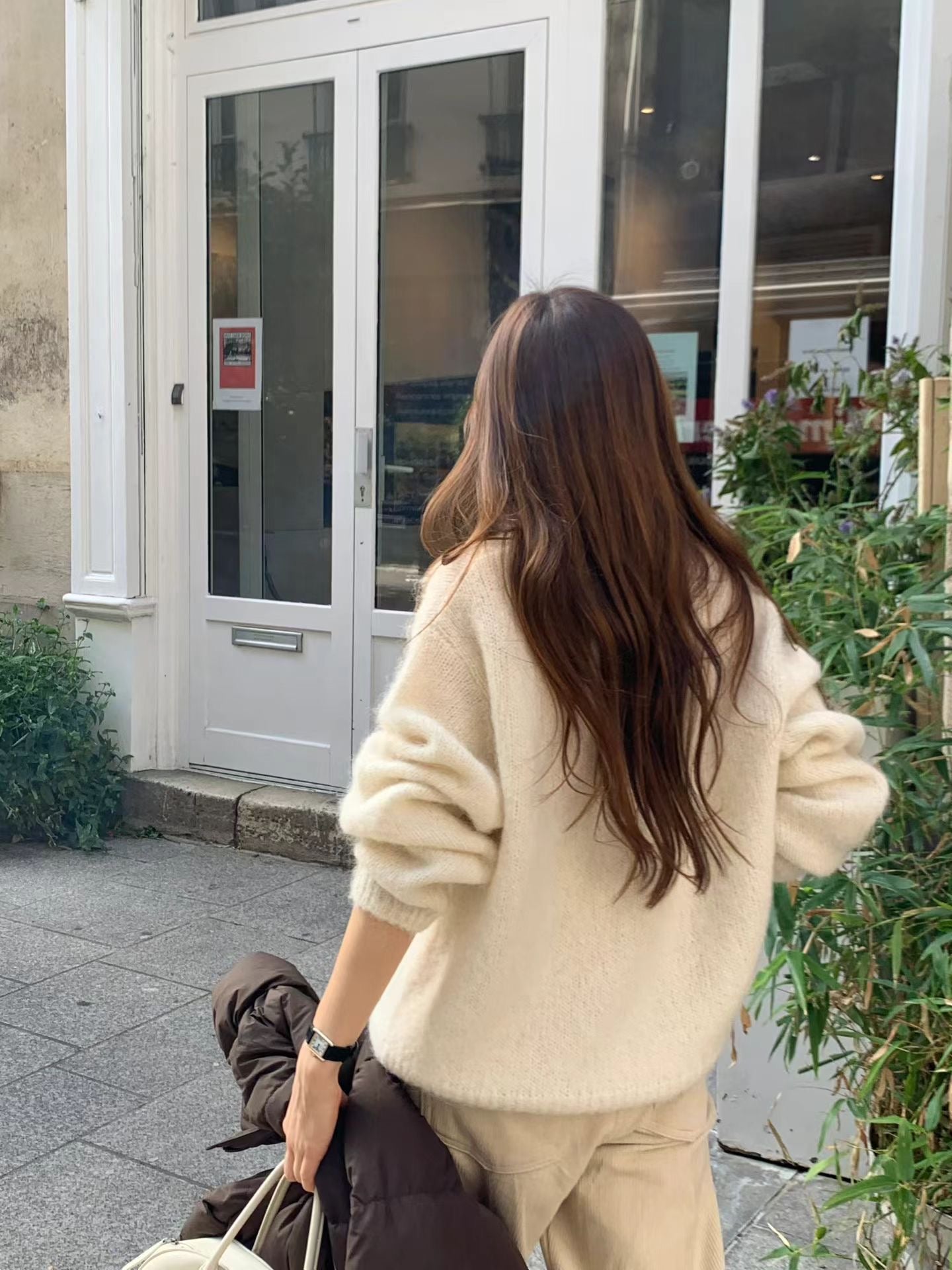 Ounce wool alpaca hair knit-3col