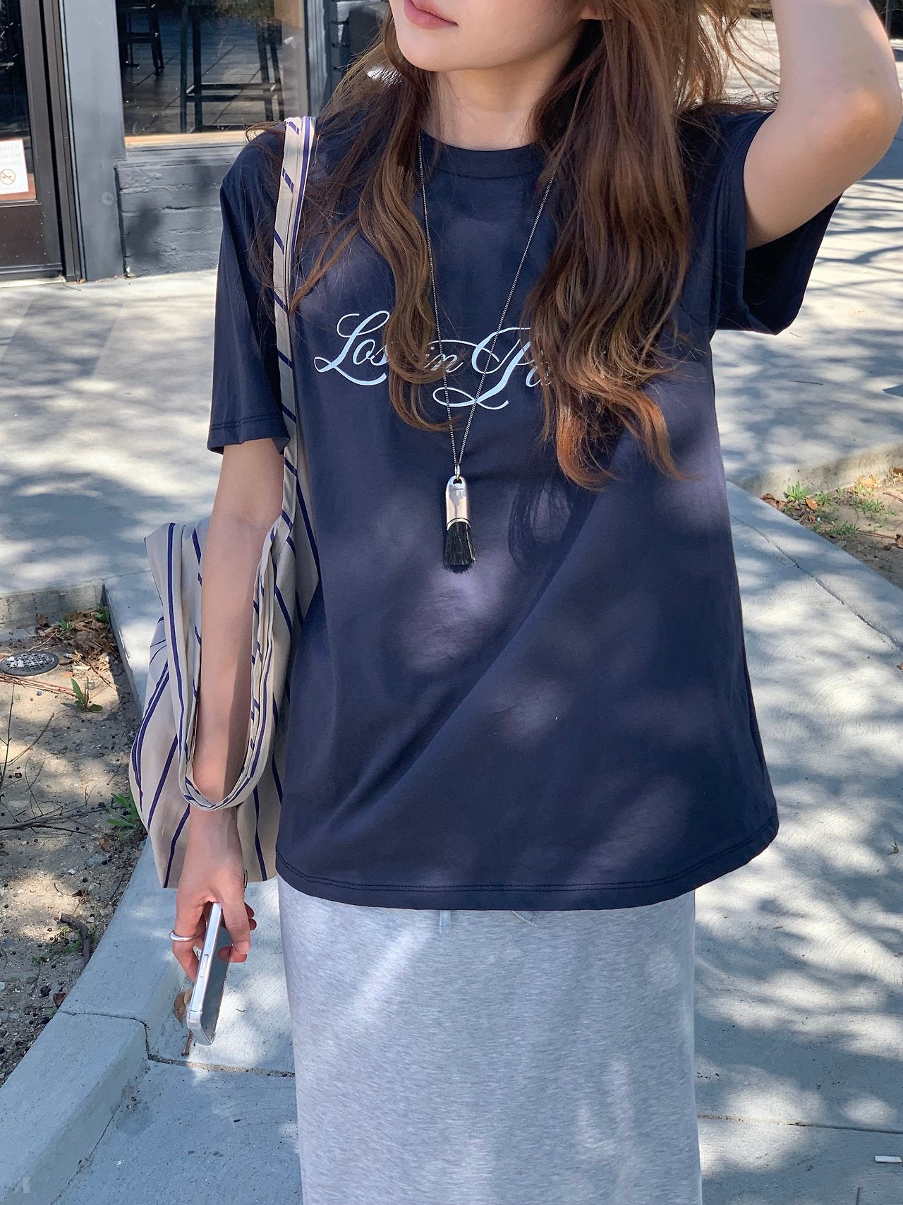 Lost in paris box fit T-3col