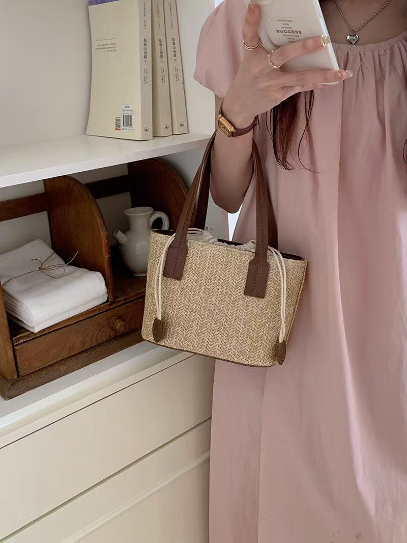 rattan mini bag