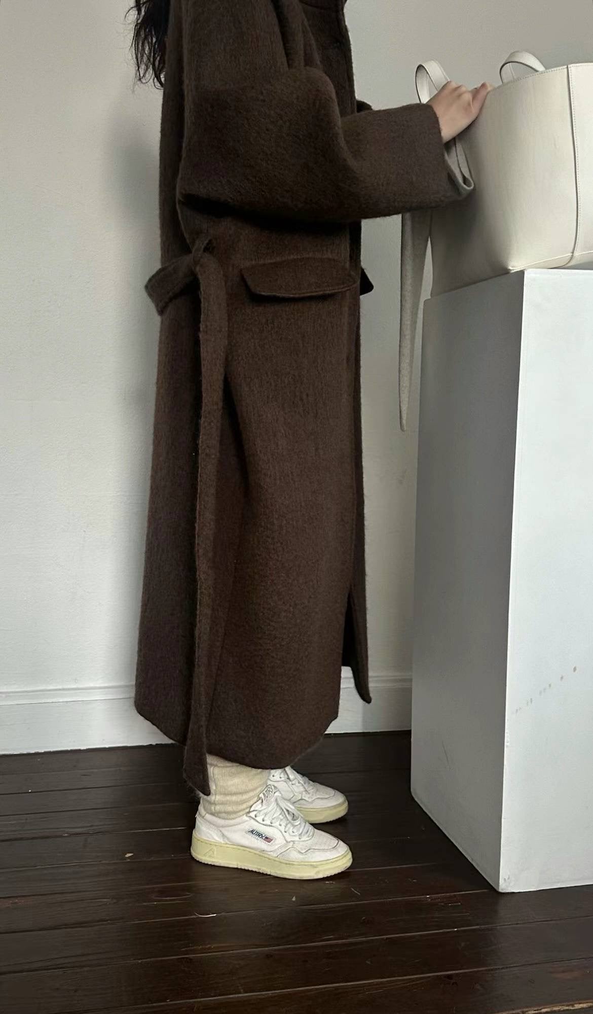 deondo baby alpaca coat-2col