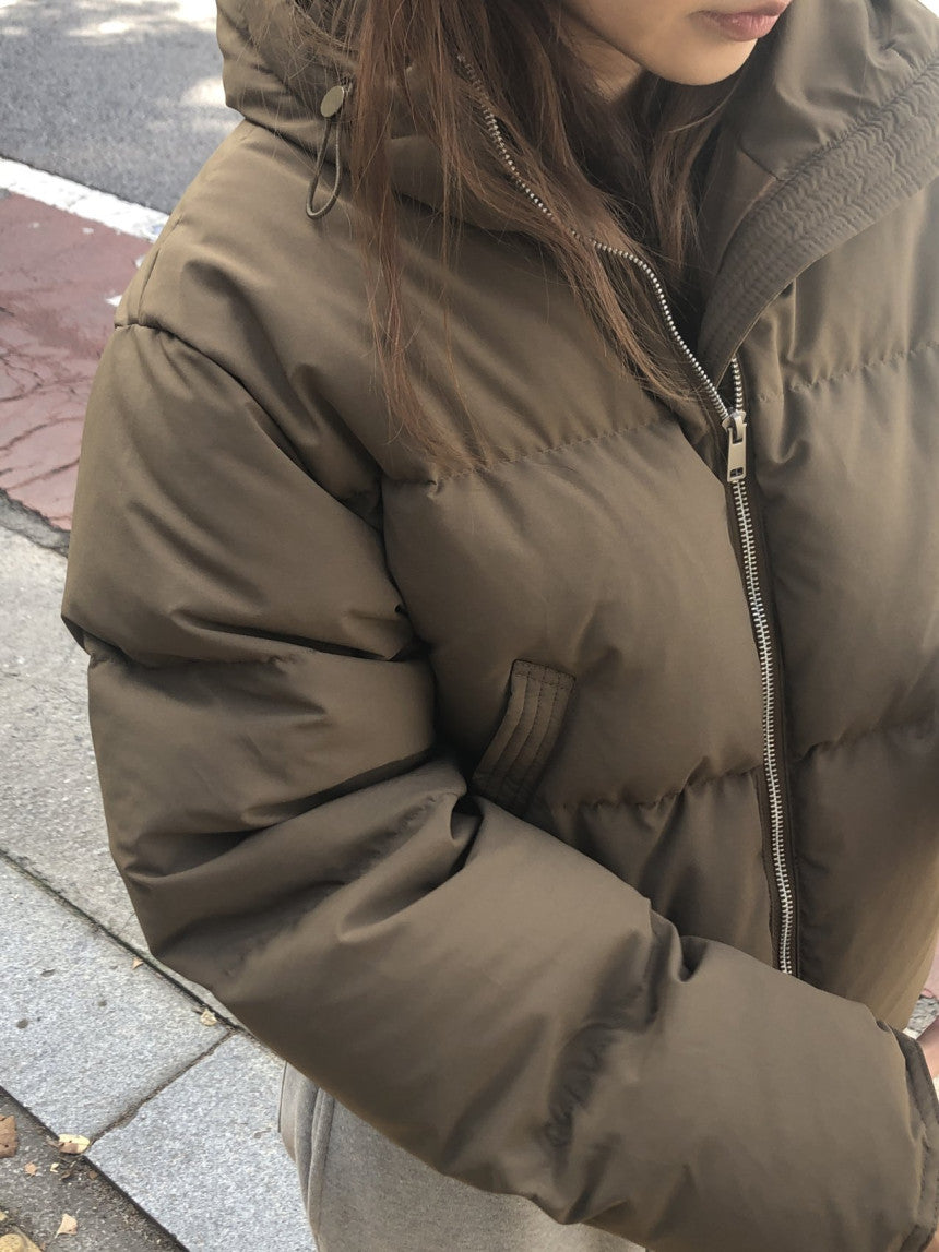 Noa hood duck down padding-3col