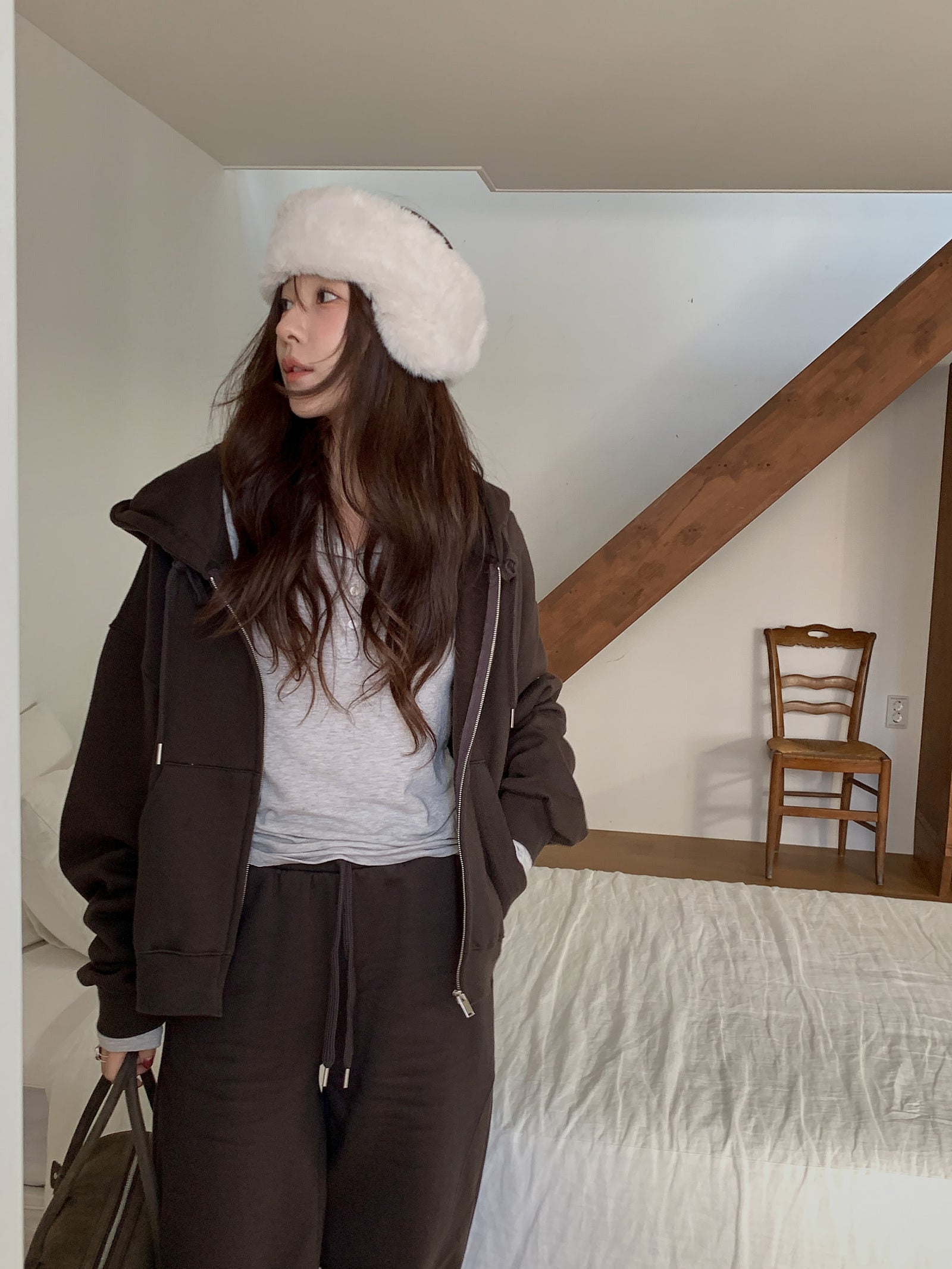 本日限定　leday ウールノーカラージャケット Lajour｜ウールライク ノーカラージャケット | Rakuten Fashion