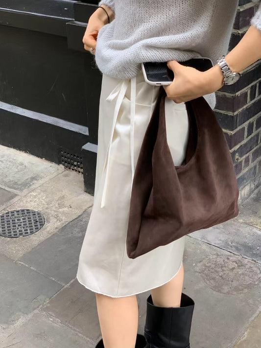 Ounce mid wrap skirt-2col