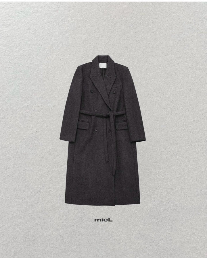 Riz wool double coat-3col