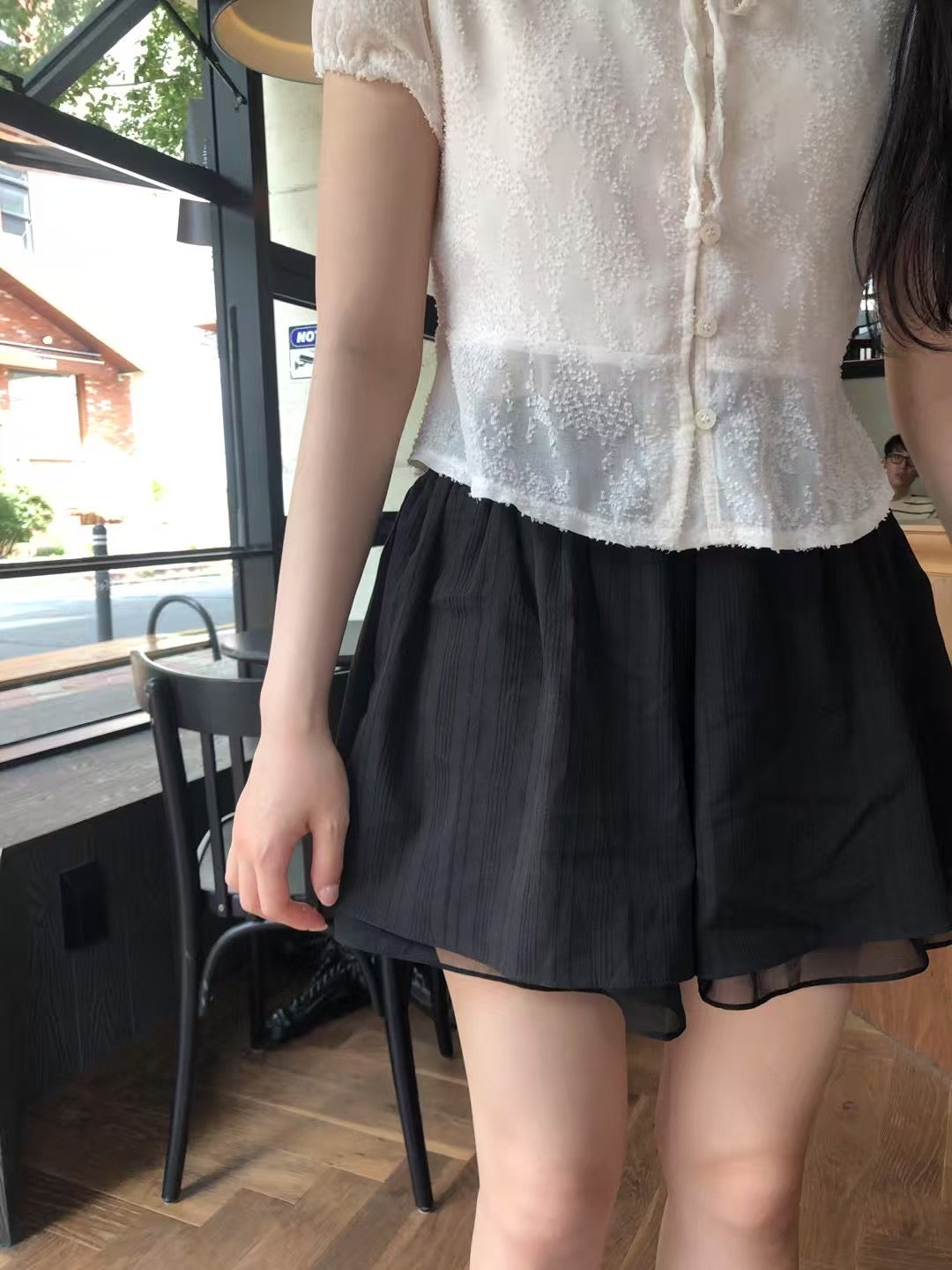 black即納 acacia blouse-2col