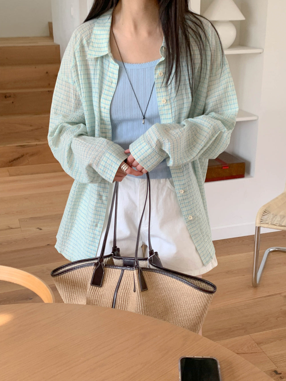 mose check shirt-3col