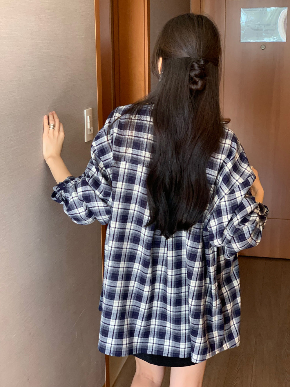 tint check gimo shirt-2col