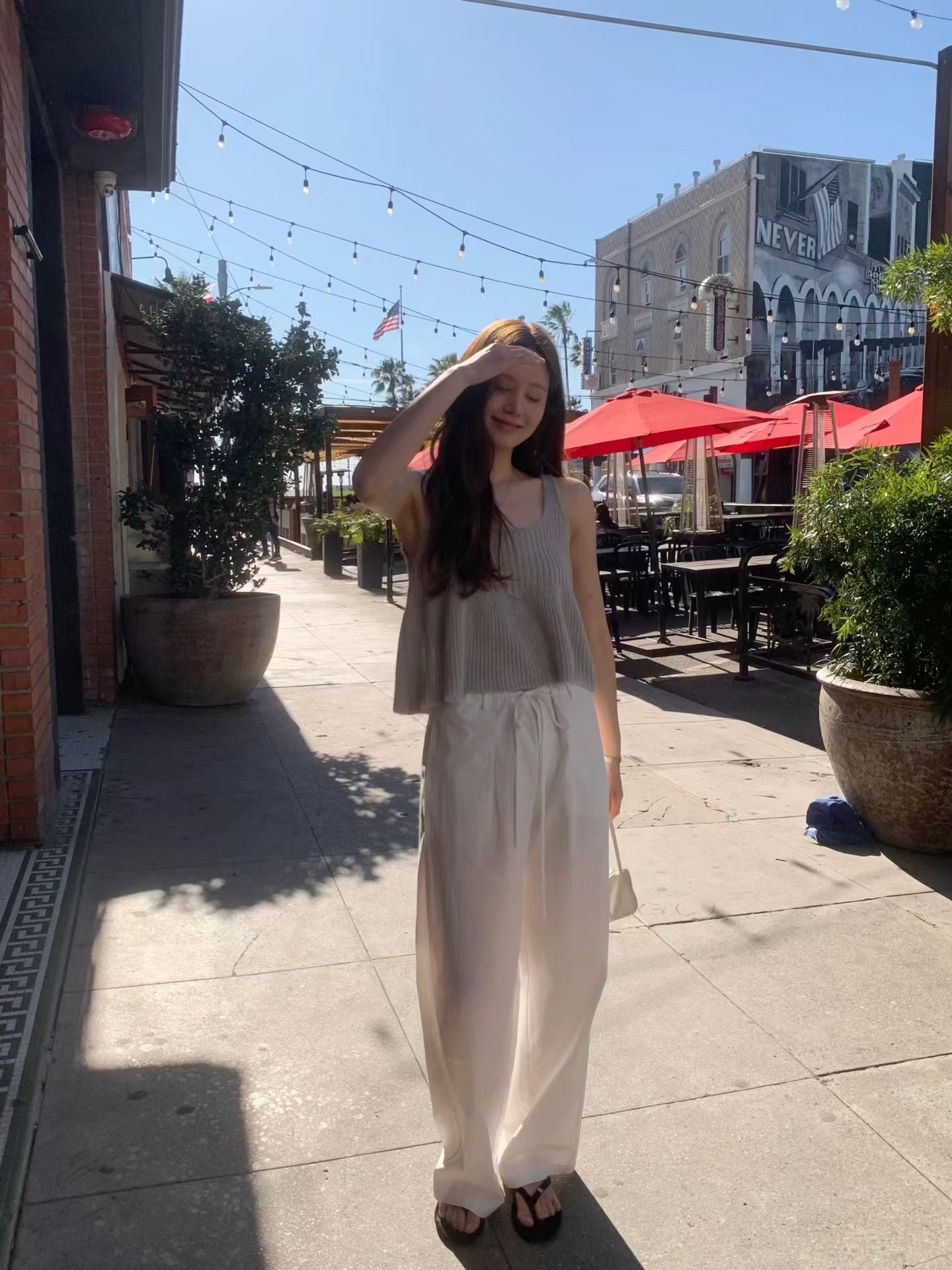 Ounce code string pants-3col