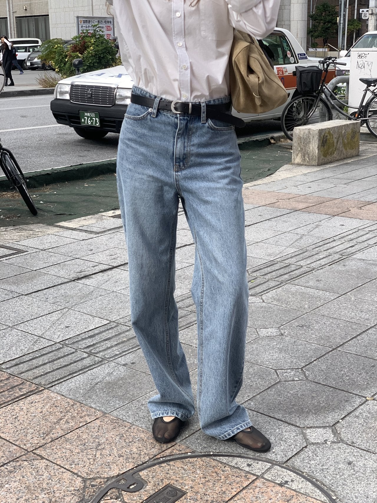 Laura straight fit denim pants