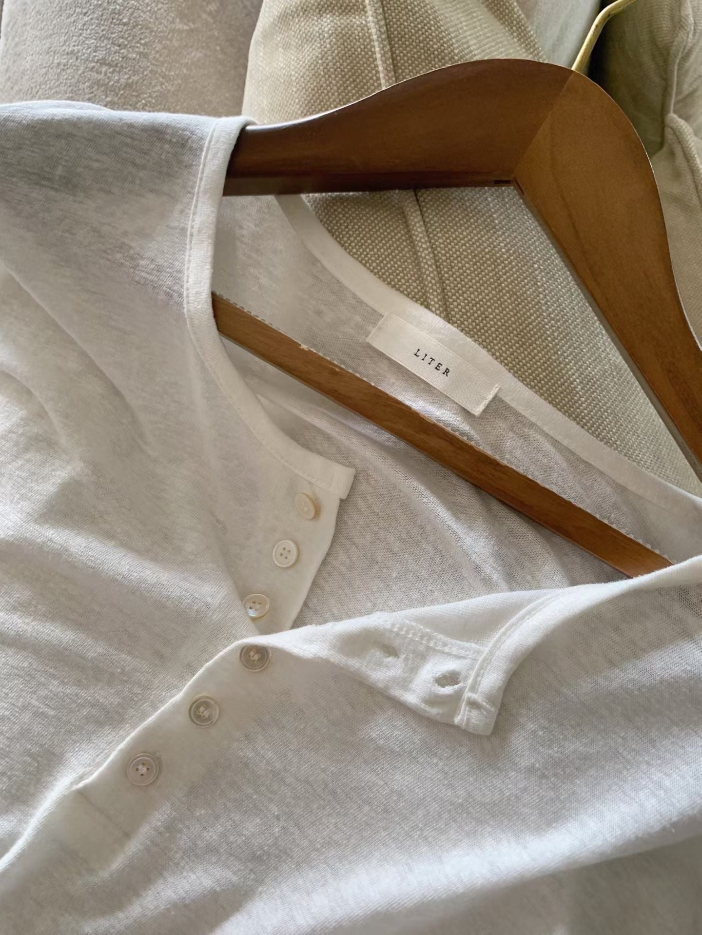 liter ocean linen boxy T-2col