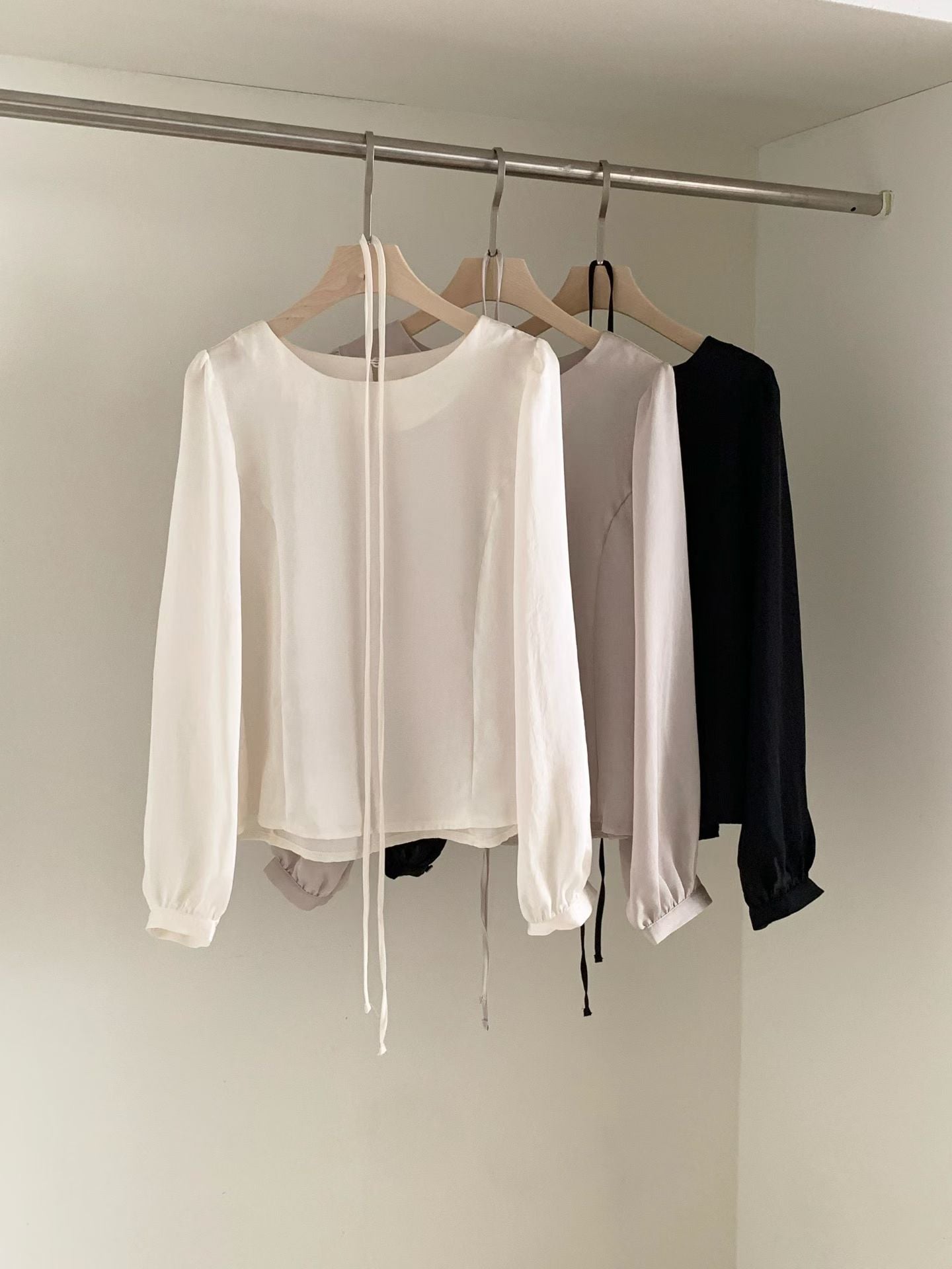 dear satin blouse-3col
