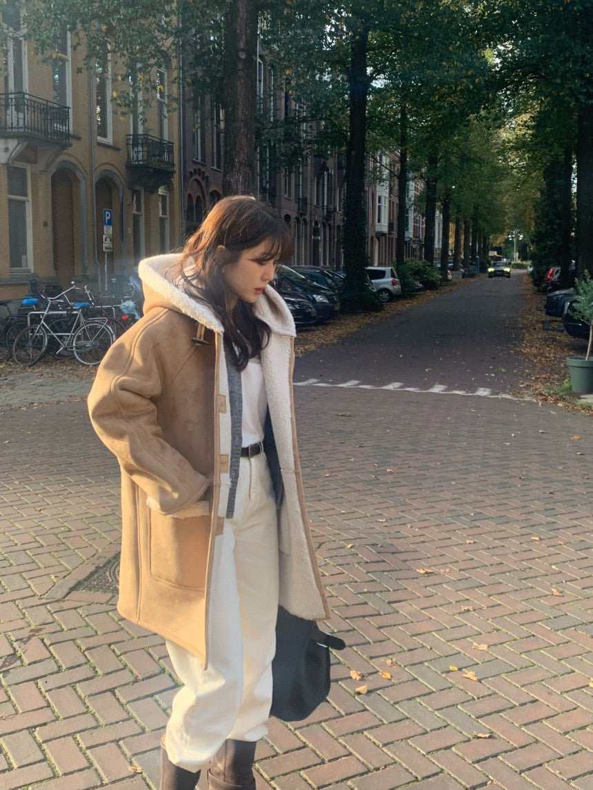 Fitz hoodie shearing half mustang