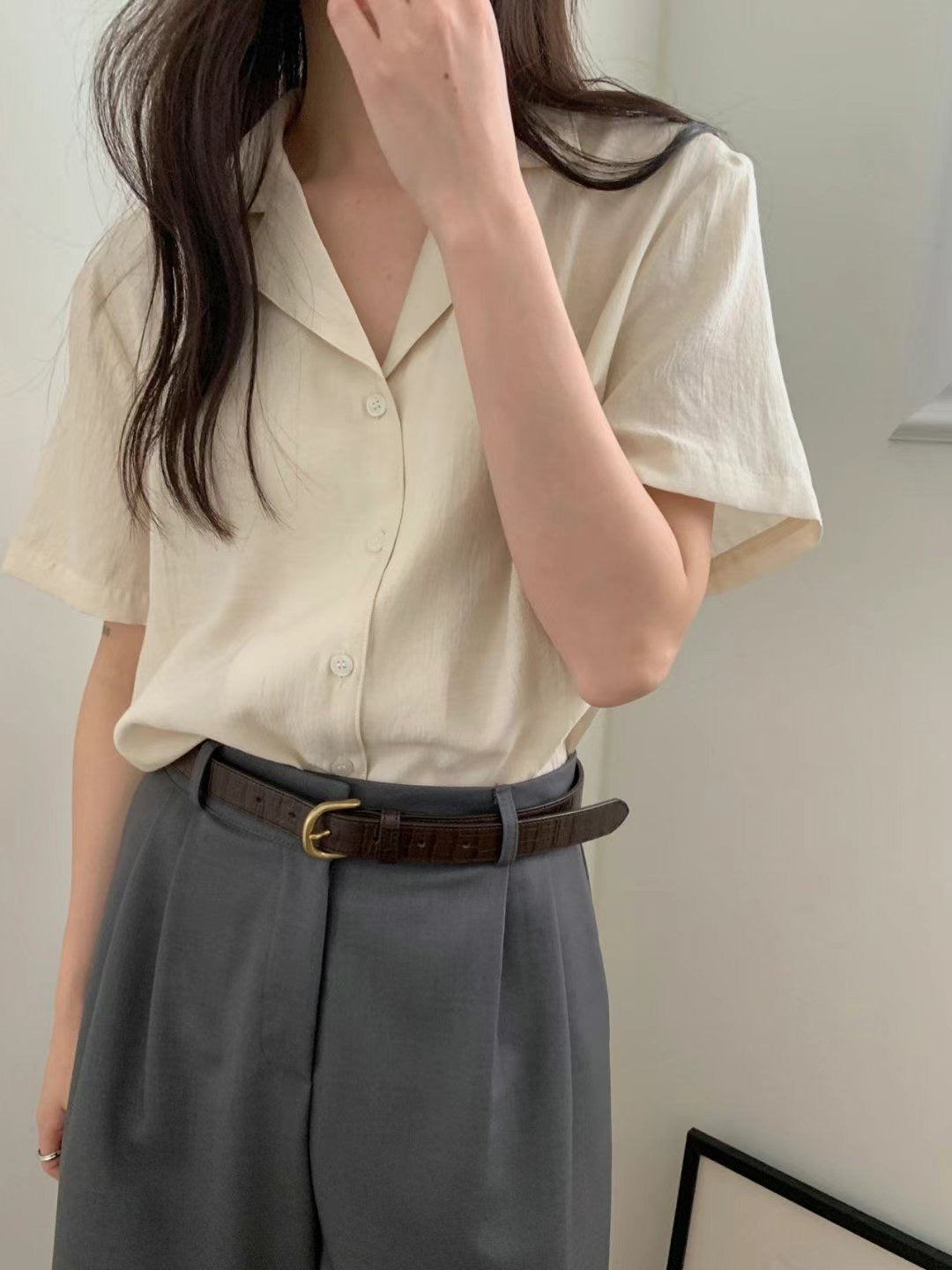 Apple blouse-3col