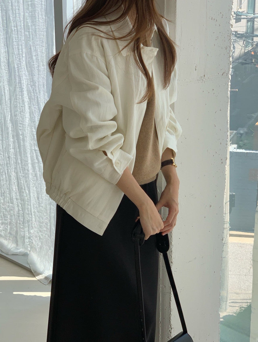 Fizt lyocell blouson-3col