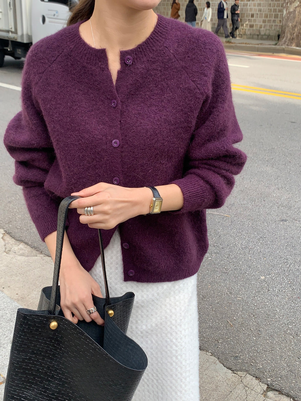 carrot cardigan-4col