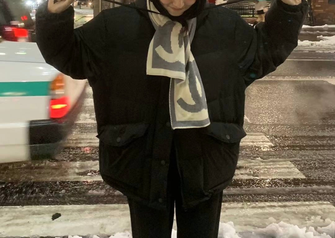 Ounce pocket hood duck down jumper-2col