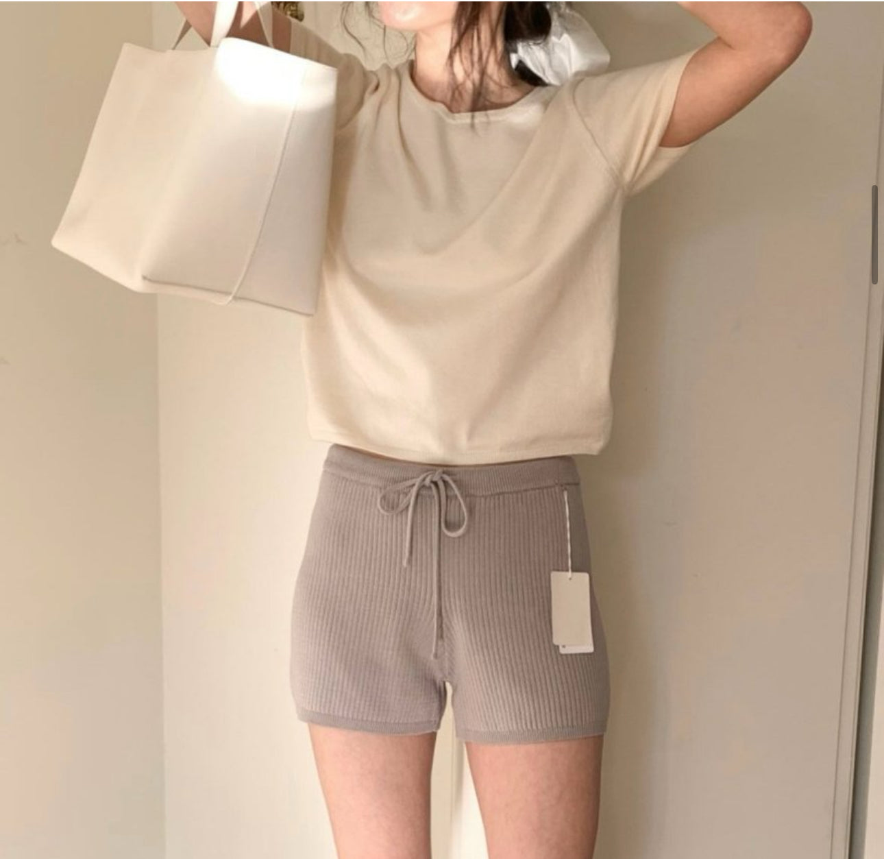 Deondo demu madal half knit-5col