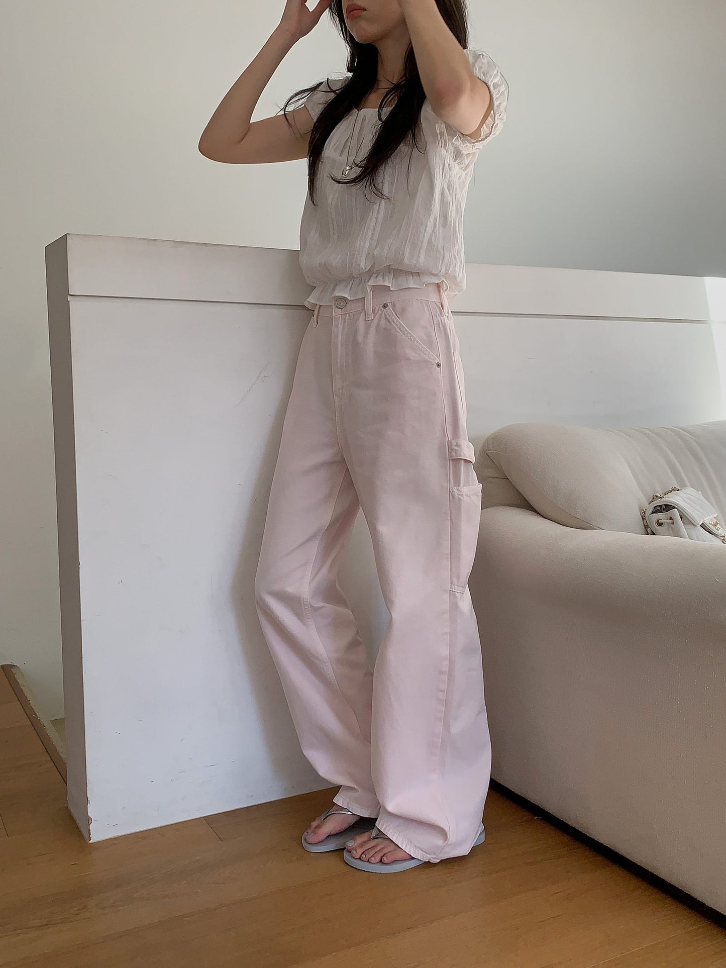 Carpenter dying denim