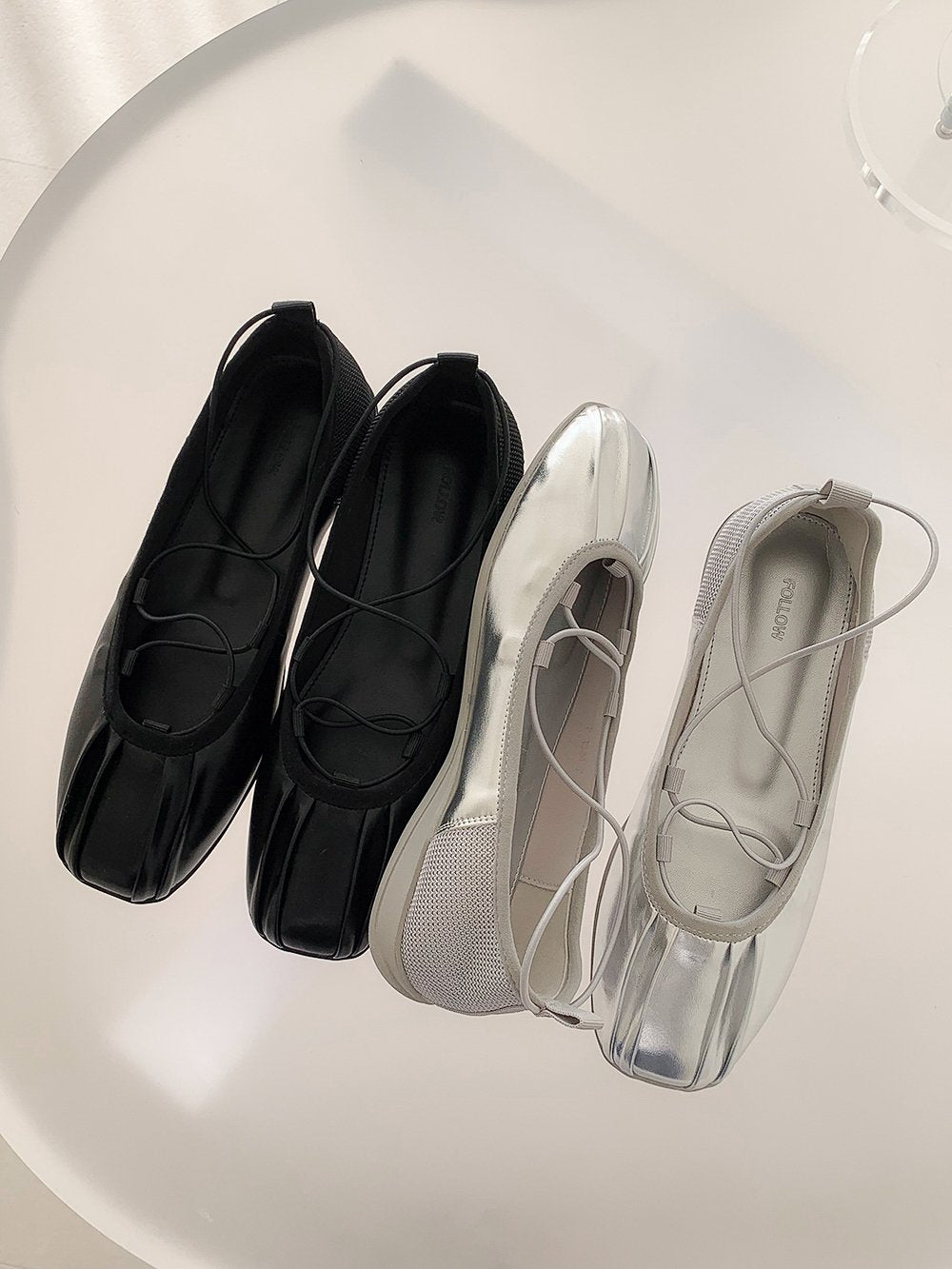 Glam lace flat