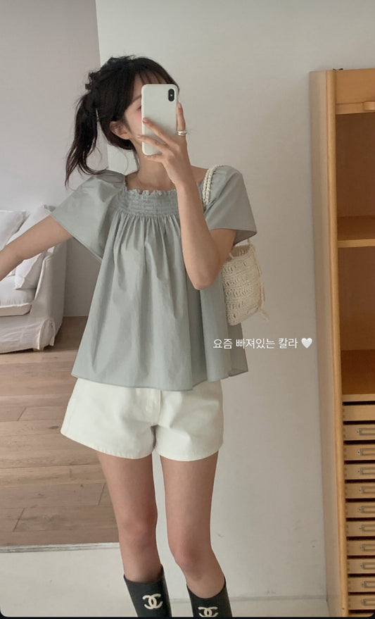 Yuko blouse-4col
