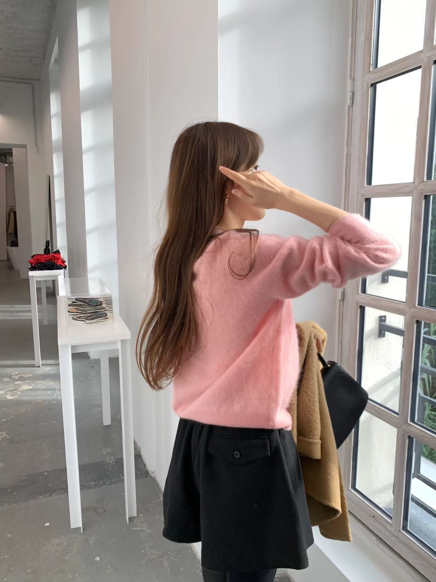 Ounce cash brush cardigan-4col