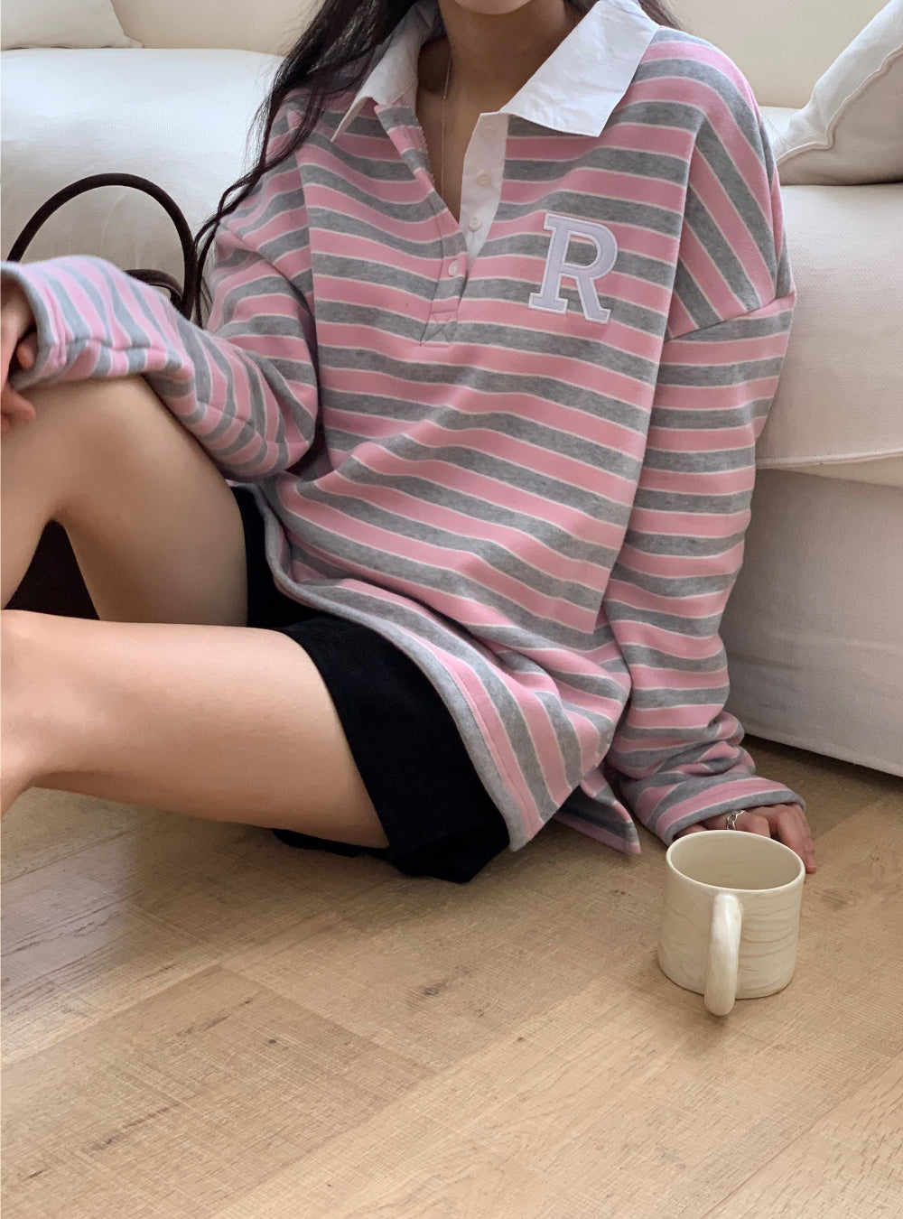 swan corduroy shorts-2col