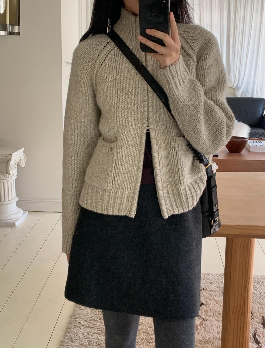 filelo wool skirt-2col