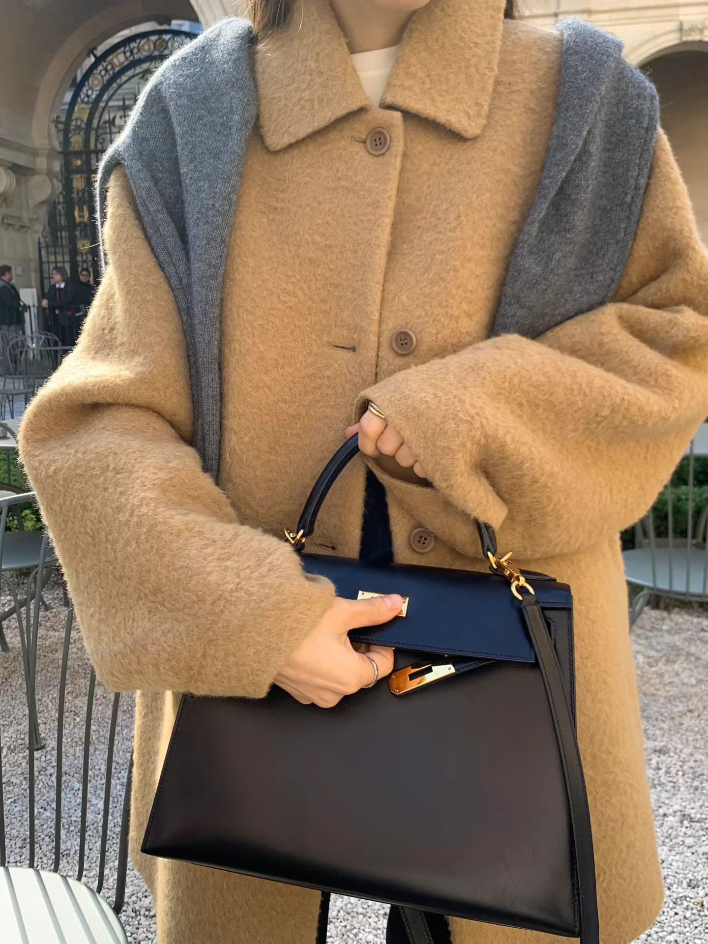 Ounce classic raccoon cardigan-2col