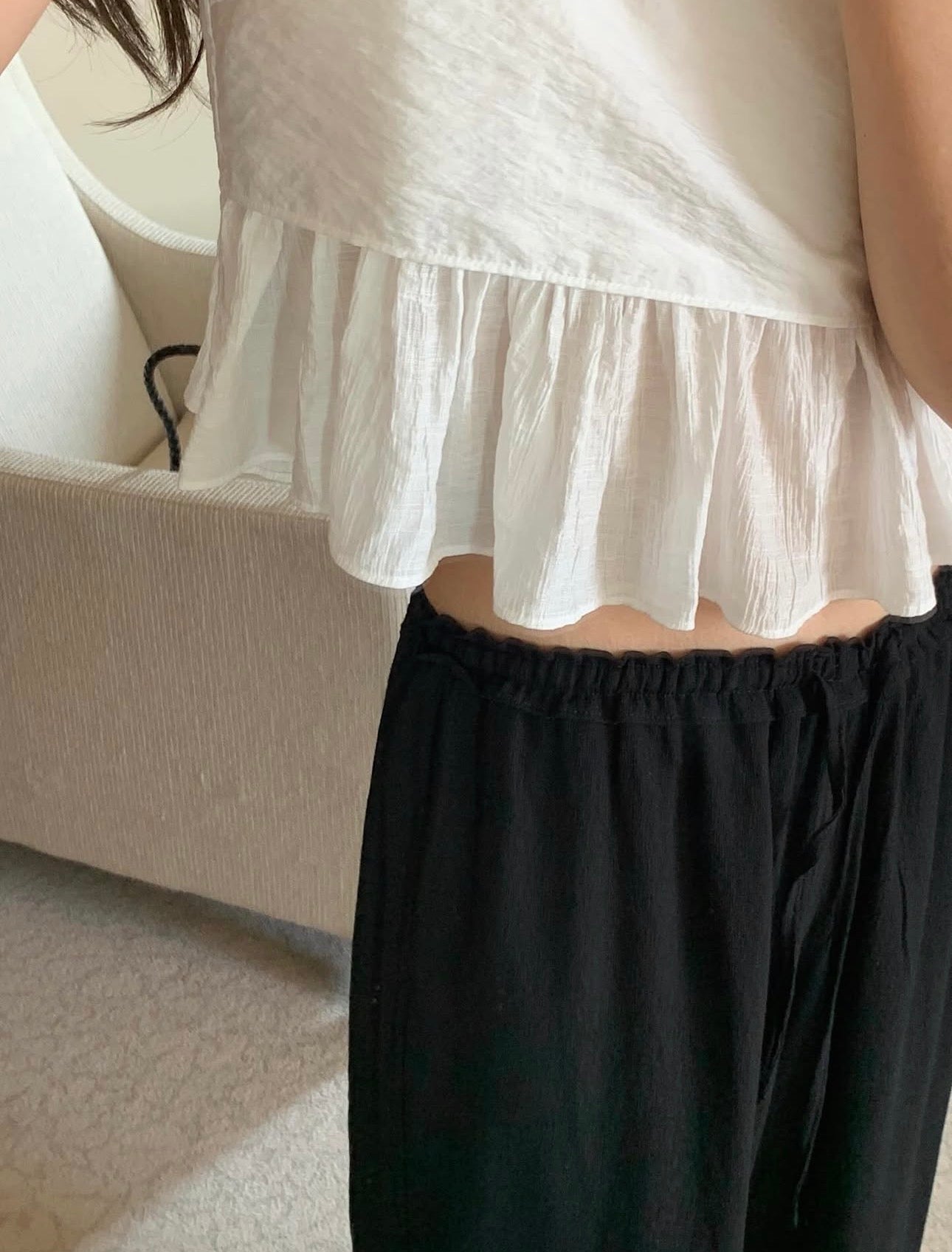 liter coco frill yoru pants-2col