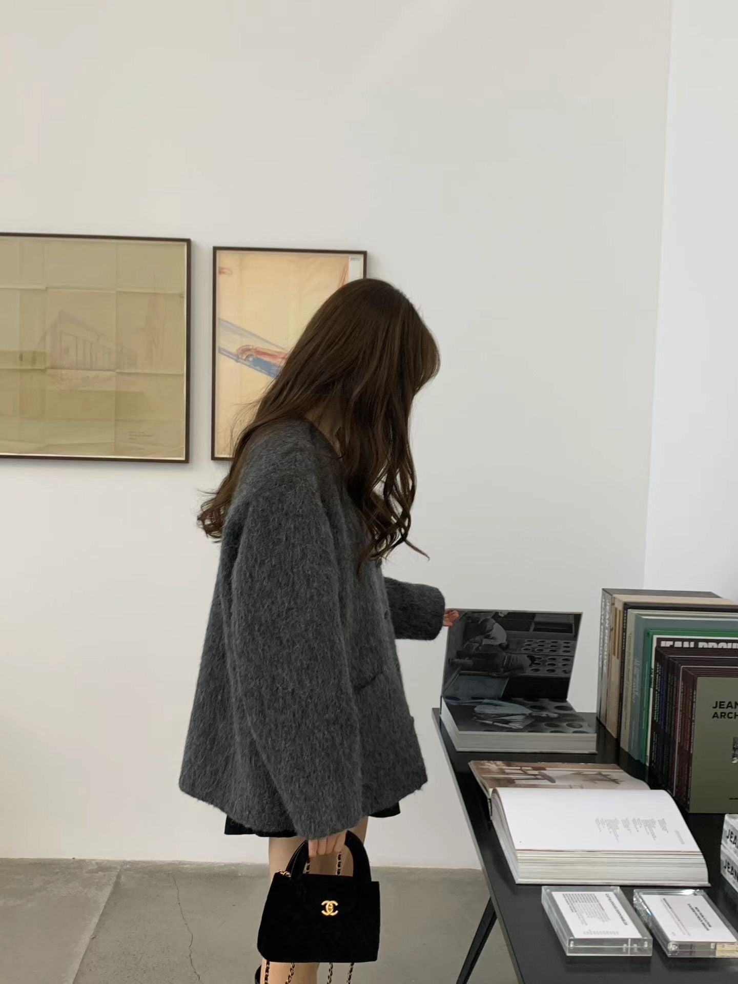 Ounce ven alpaca half coat