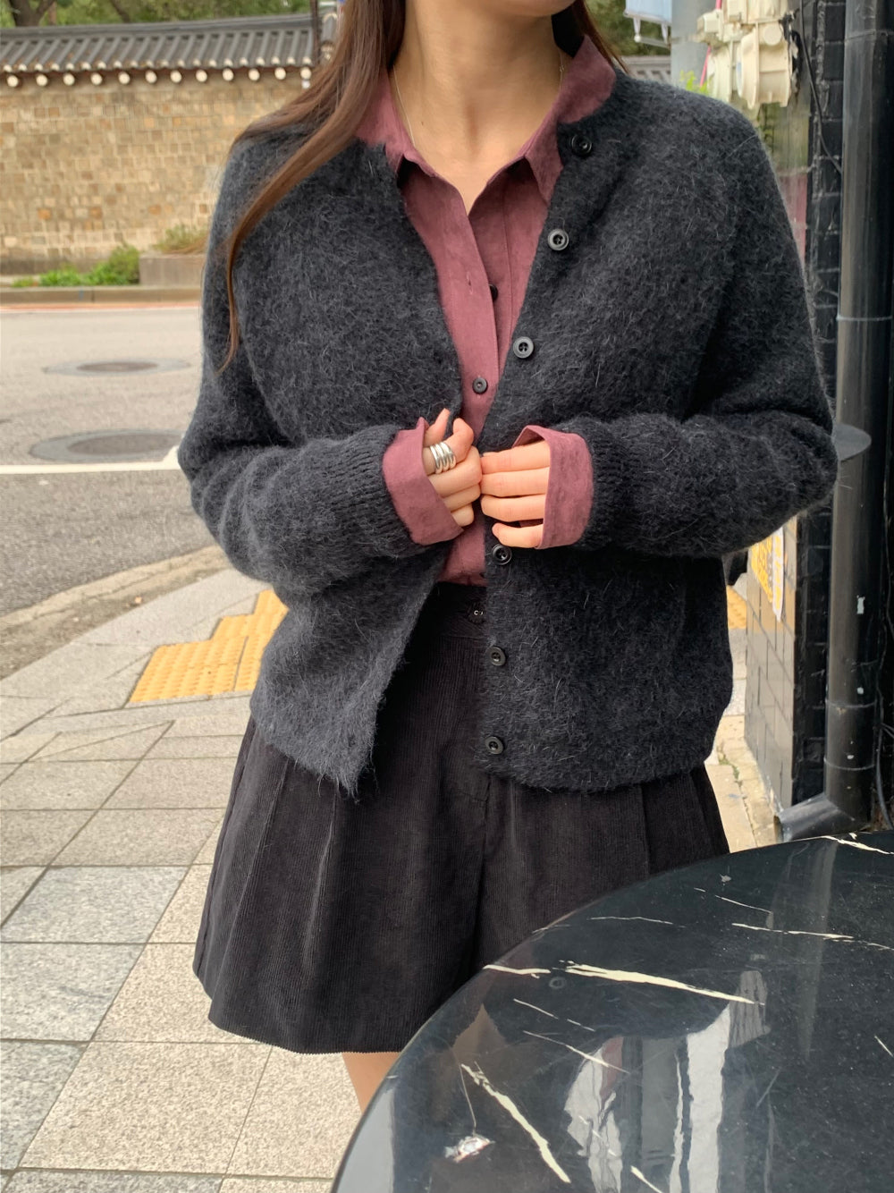 carrot cardigan-4col