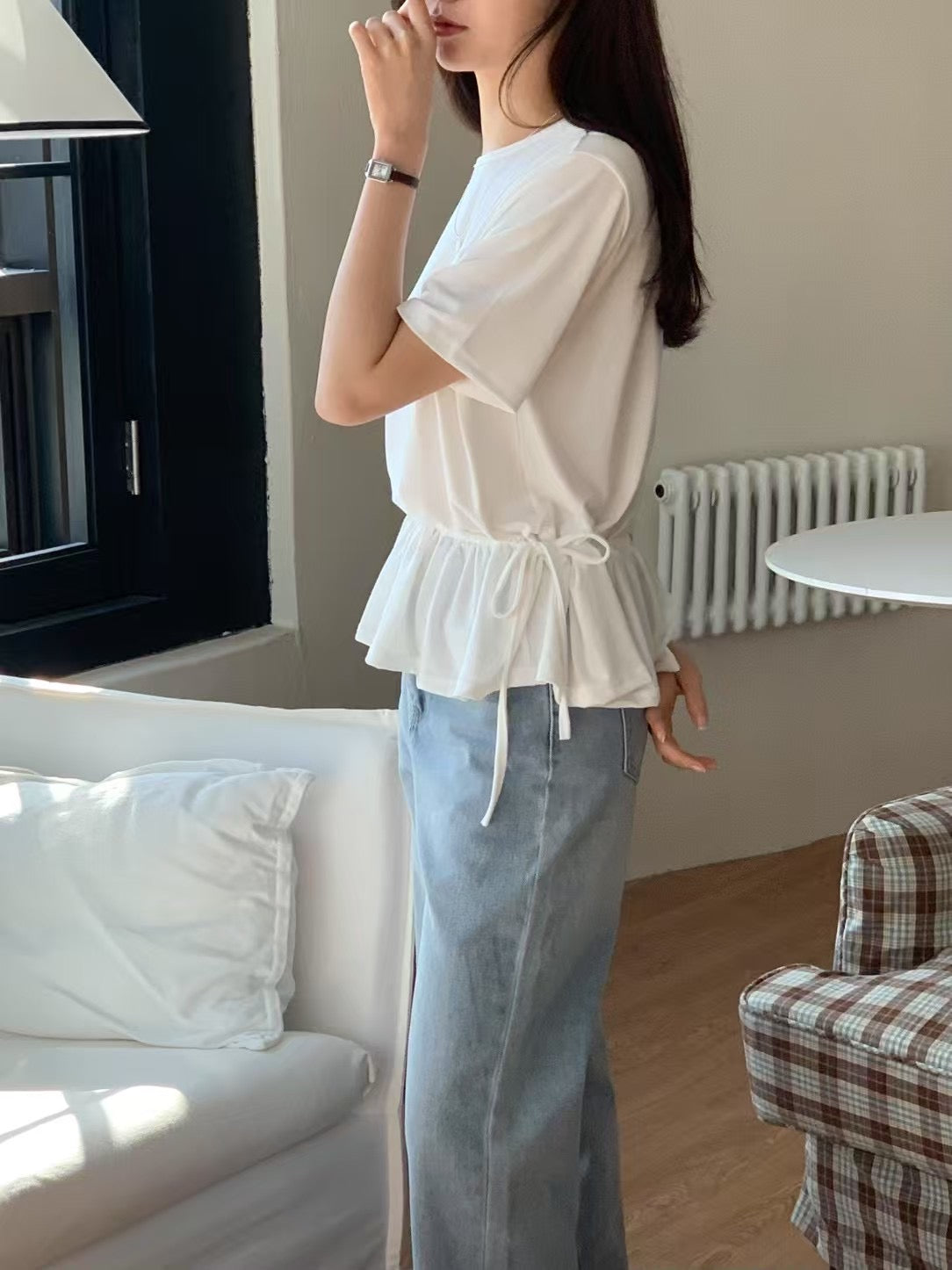 Billy Layered Frill half T-4col