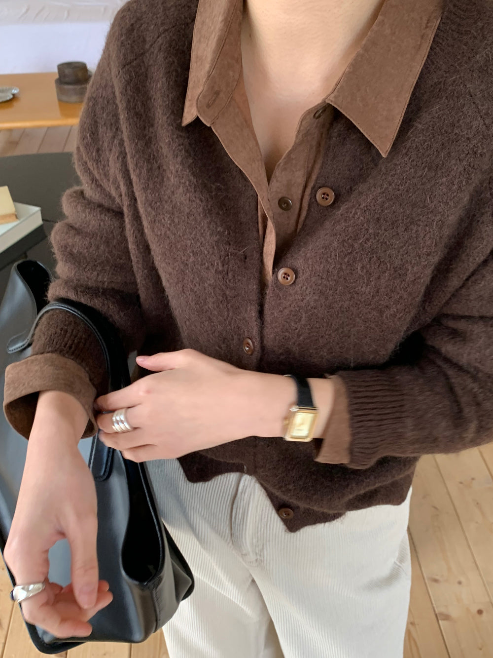 carrot cardigan-4col