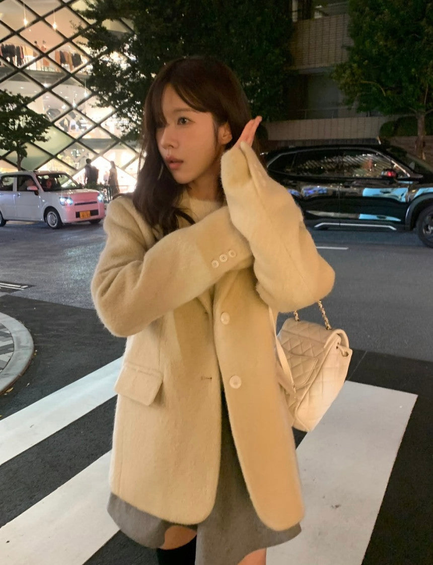 Justin wool jacket-2col