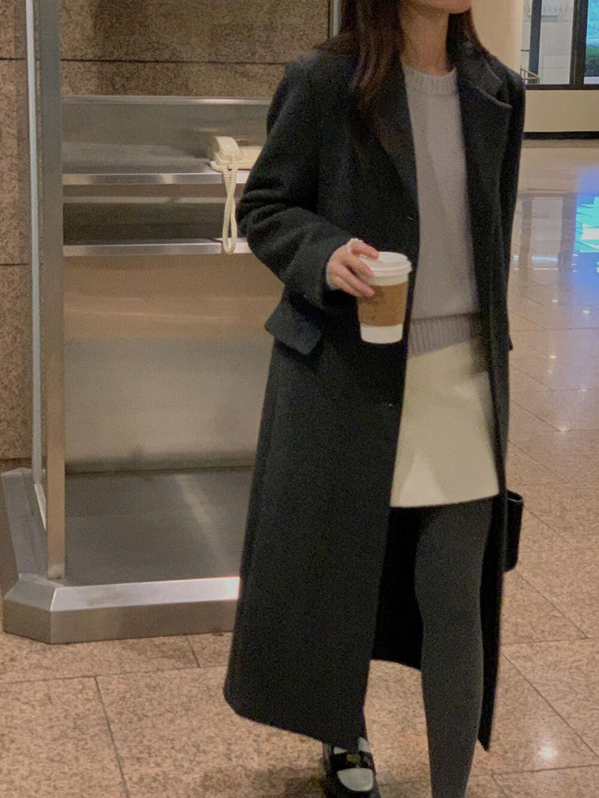 Wool single coat-3col