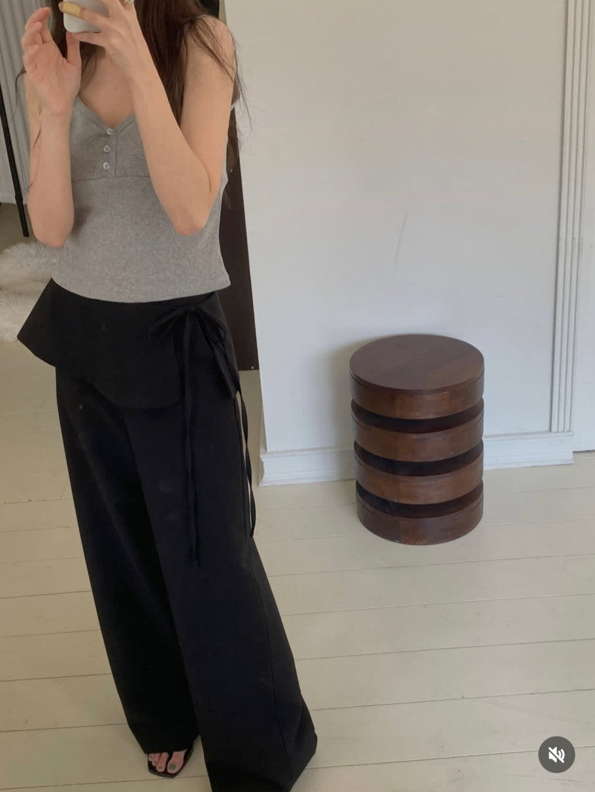 wrap slacks set-3col