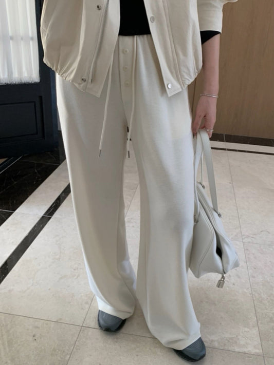 button banding pants-3col