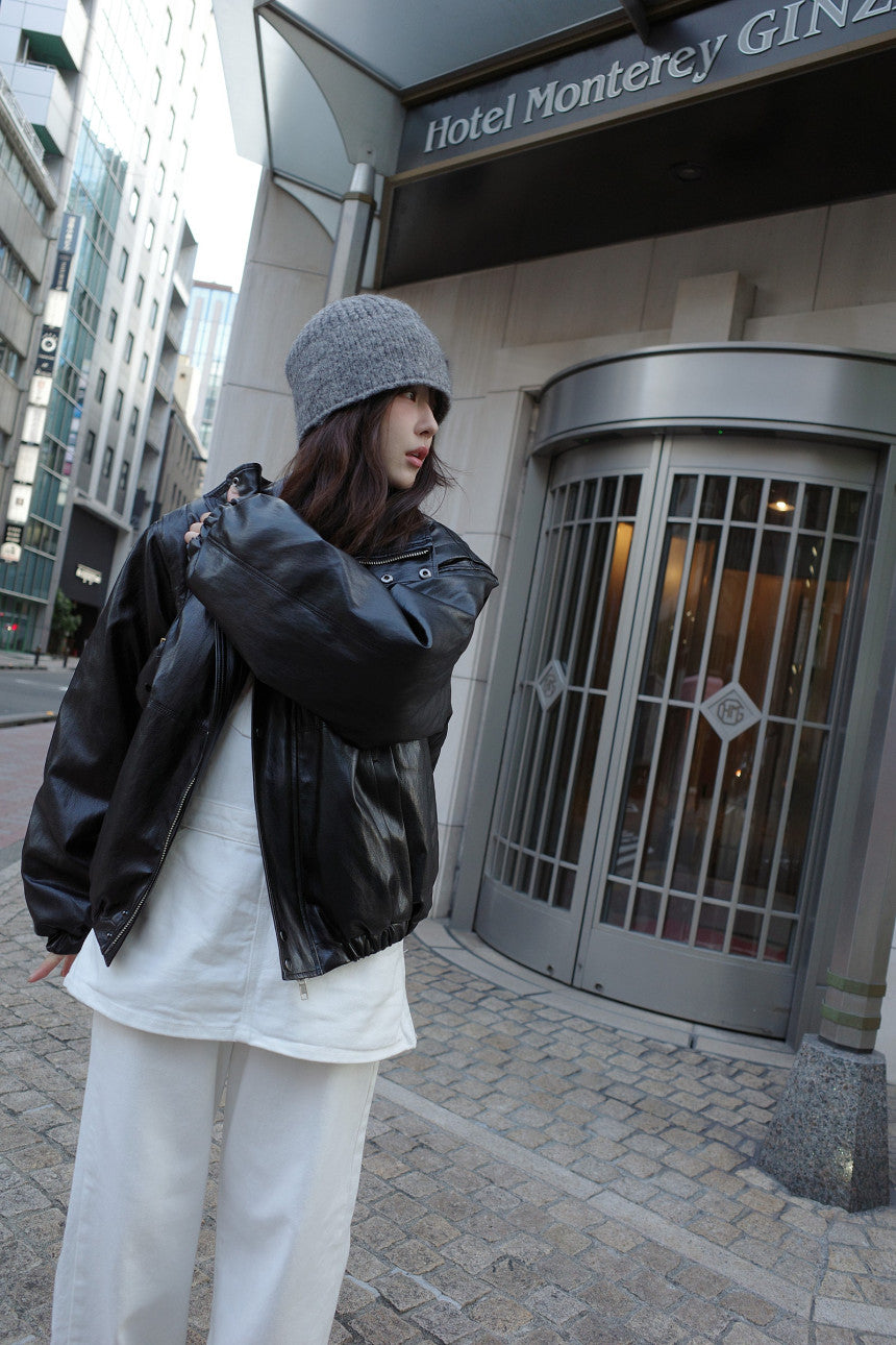 Milli leather jumper